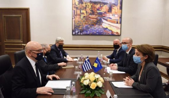 Zyrtarë grekë vizitë në Kosovë, Gërvalla iu thotë se BE duhet pozicionuar qartë ndaj Serbisë