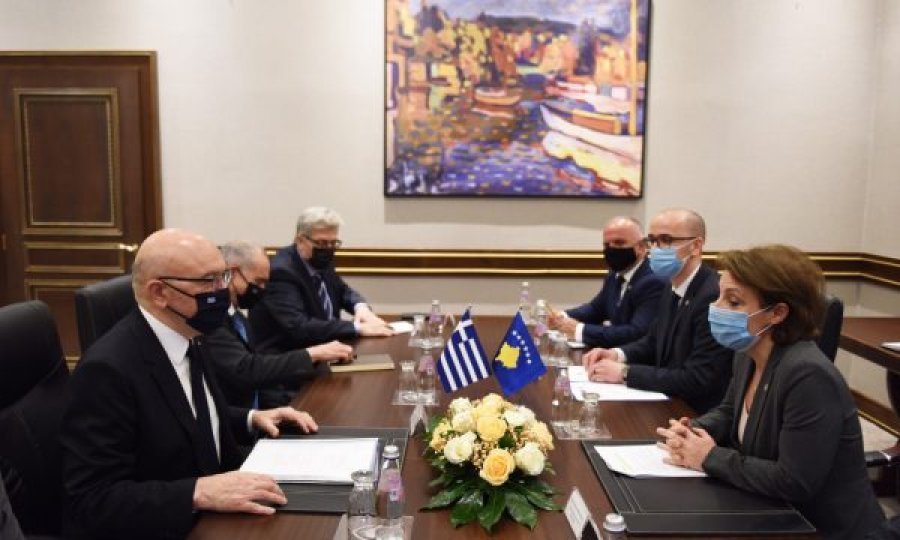Zyrtarë grekë vizitë në Kosovë, Gërvalla iu thotë se BE duhet pozicionuar qartë ndaj Serbisë