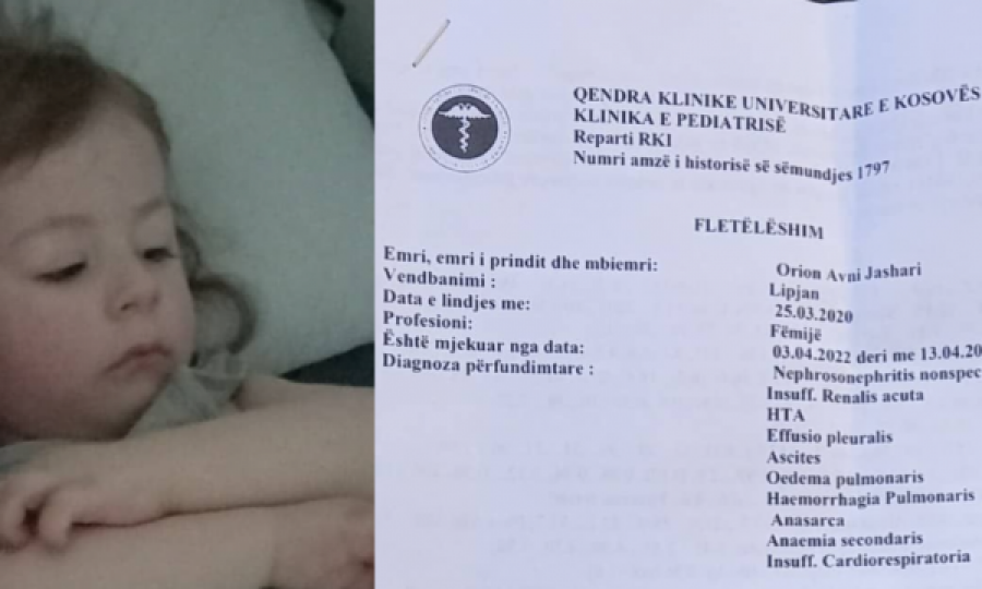 Kërkohet ndihmë financiare për dy vjeçarin nga Lipjani për shërim jashtë vendit