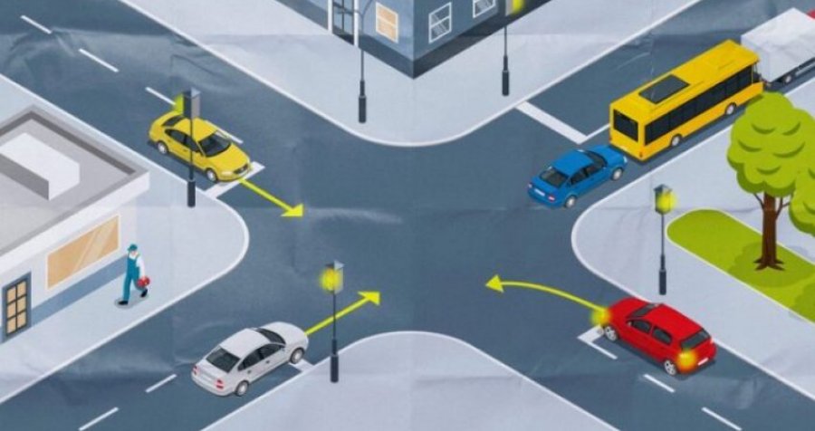Si do të zhvillohet trafiku nëpër kryqëzimin ku nuk funksionojnë semaforët?