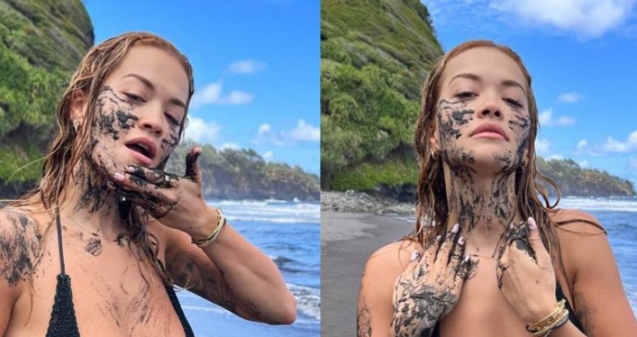 Rita Ora shfaqet në formë të mirë dhe e lyer me rërë nga pushimet në Hawaii