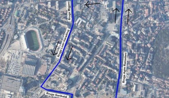 Disa rrugë kryesore të kryeqytetit bëhen njëkahëshe 