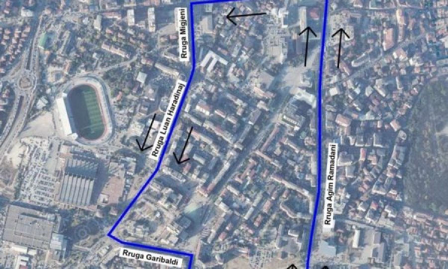 Disa rrugë kryesore të kryeqytetit bëhen njëkahëshe