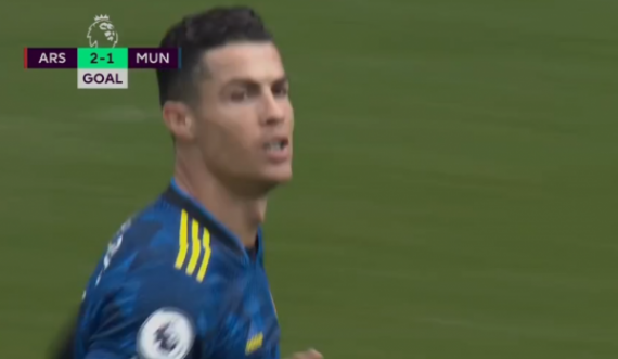 Shënon Cristiano Ronaldo, Man United ngushton epërsinë e Arsenalit