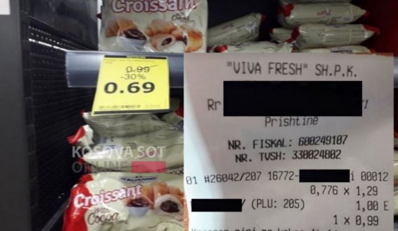 'Viva Fresh Store' mashtron konsumatorët: Produkti nga 69 cent në stok faturohet në 99  te arka!
