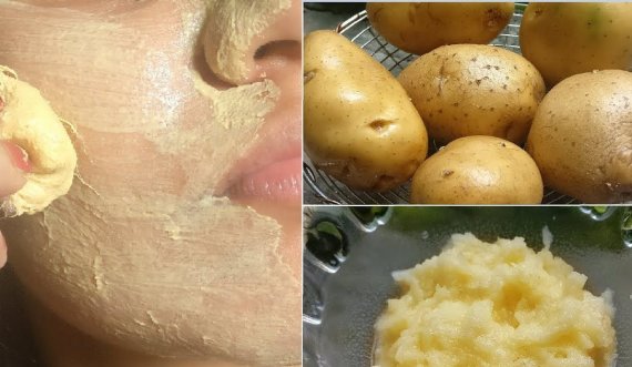 Fetët e patates të jashtëzakonshme për lëkurën e fytyrës