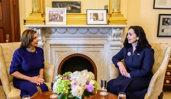 Osmani takon Nancy Pelosin, e fton për të vizituar Kosovën