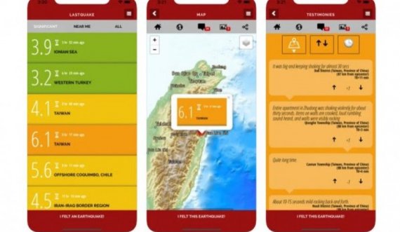​Tri aplikacione iPhone për njoftimet e hershme të tërmeteve