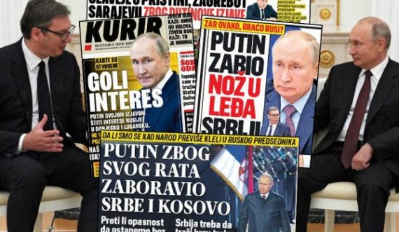 Mediat e Vuçiq me ballina kundër Putinit, “E njohu Kosovën”, Presidenti serb pritet t’i drejtohet kombit