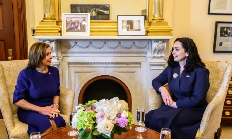 Osmani takon Nancy Pelosin, e fton për të vizituar Kosovën