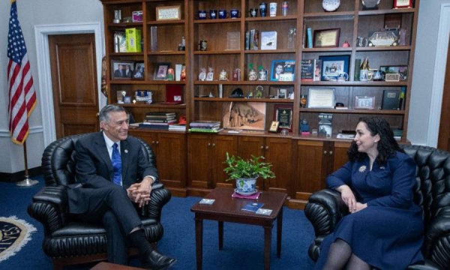 Osmani takohet me kongresistë e senatorë amerikanë, Presidenca thotë se folën edhe për anëtarësimin e Kosovës në NATO