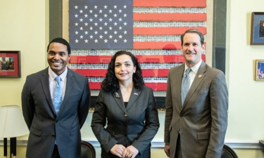 Osmani takon dy kongresistët amerikanë, i falënderon për përkrahjen ndaj Kosovës