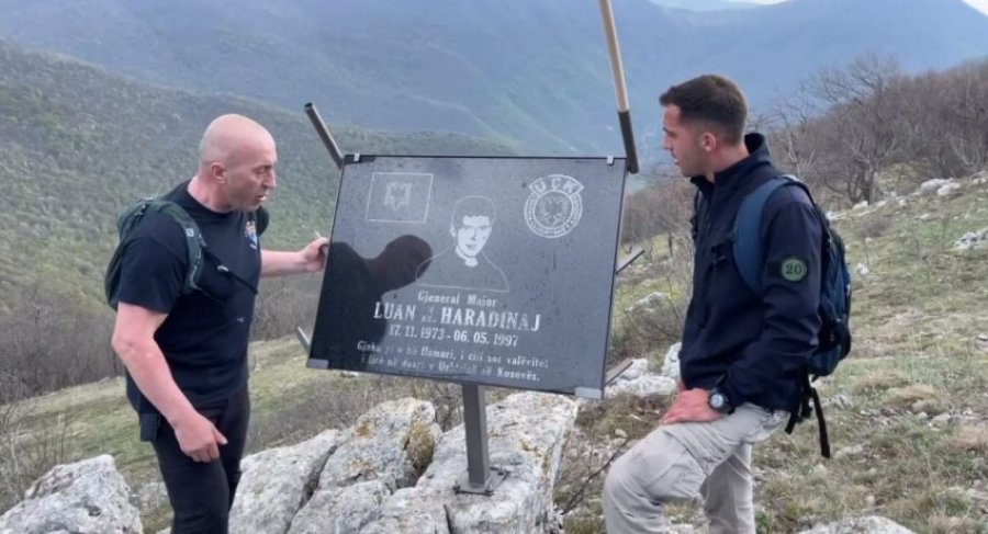 Ramush Haradinaj viziton vendin ku ka rënë vëllai i tij, Luani