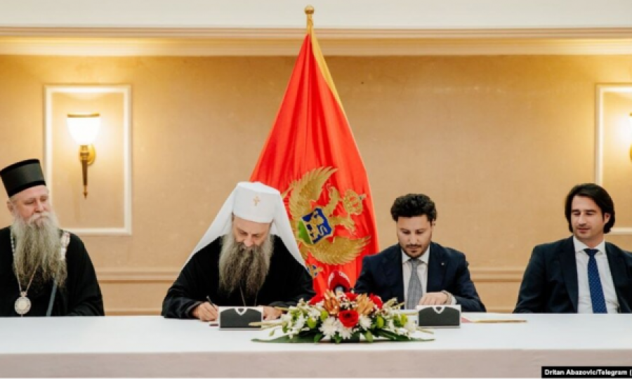Abazoviq nënshkruan me Kishën Serbe përkundër paralajmërimeve të ashpra të Gjukanoviqit