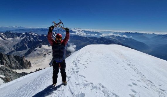 Personi i parë në botë që ngjitet në Mont Blanc me një veshkë është nga Kosova