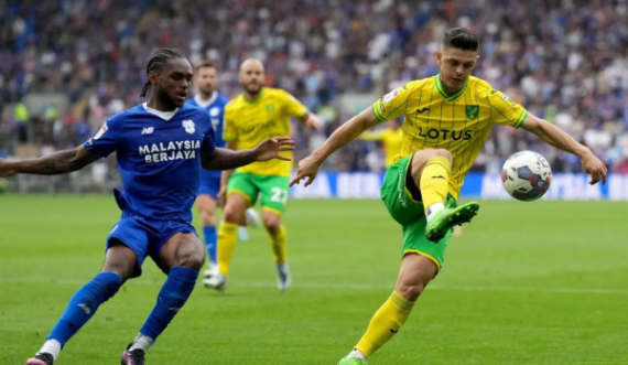 Milot Rashica asiston në barazimin e Norwich Cityt