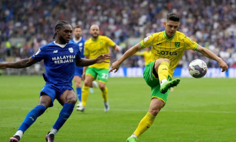 Milot Rashica asiston në barazimin e Norwich Cityt