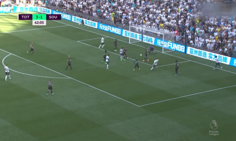 Autogol qesharak në ndeshjen Tottenham – Southampton, shënon edhe Kulusevski