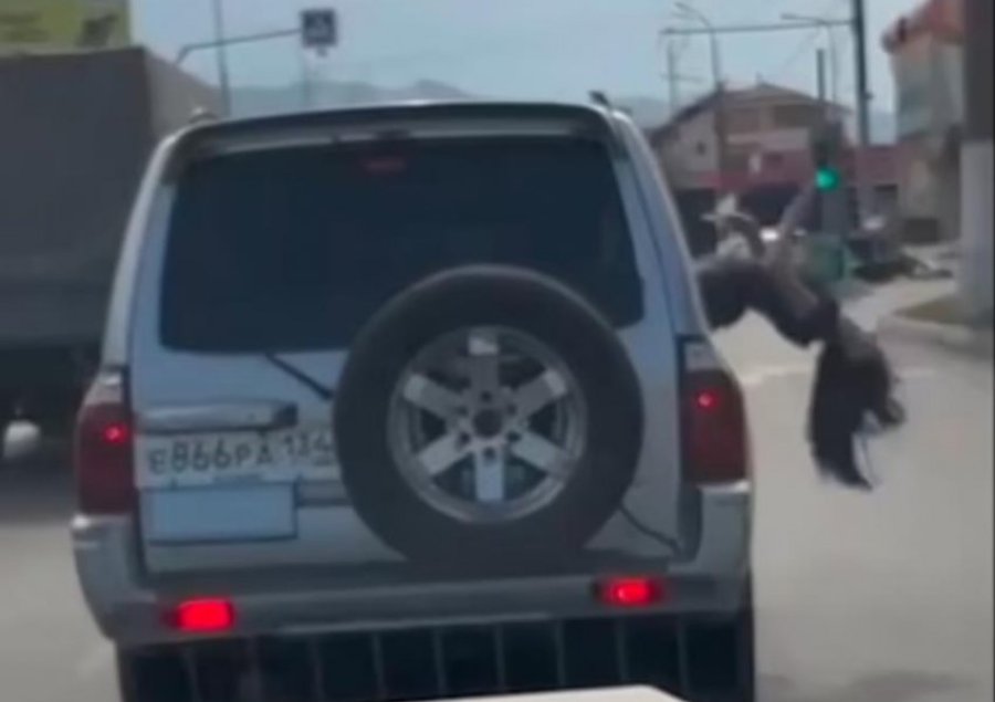 Po kërcente në dritaren e veturës, gruaja bie me kokë në asfalt