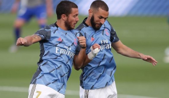 Benzema e Hazard shënojnë gola të “çmendur” në stërvitje