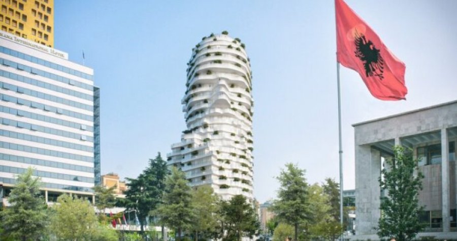 E pazakontë, po ndërtohet një pallat në formën e kokës së Skënderbeut