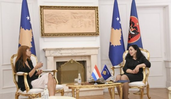 Osmani pret në takim lamtumirës ambasadoren e Luksemburgut në Kosovë