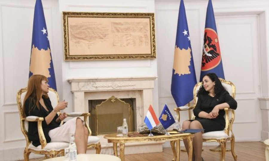 Osmani pret në takim lamtumirës ambasadoren e Luksemburgut në Kosovë