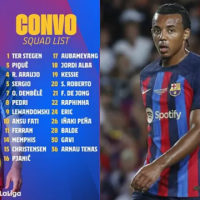 Xavi publikon listën e lojtarëve të Barcelonës për ndeshjen kundër Rayoss