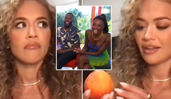 Rita Ora bën gafë në emisionin e mëngjesit, nuk dallon dot pjeshkën nga molla – prezantuesit qeshin në studio