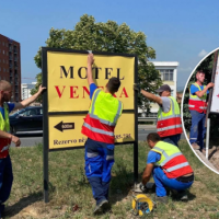 Komuna e Prishtinës largon reklamat e vendosura nga motelet
