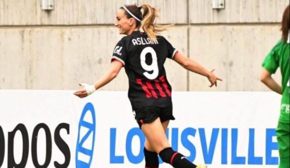 Kosovare Asllani, e lumtur për debutimin dhe për golat që i shënoi për Milanin