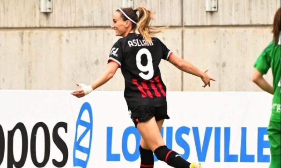 Kosovare Asllani, e lumtur për debutimin dhe për golat që i shënoi për Milanin
