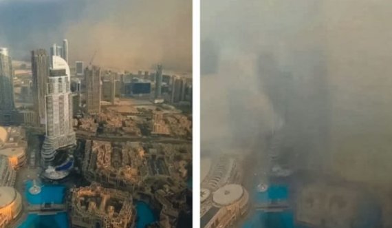 Shikoni stuhinë e madhe të rërës në Dubai, qyteti “zhduket” në pluhur