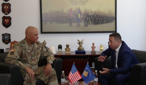 Ministri Mehaj ka pritur në takim komandantin e Gardës Kombëtare të Iowa-s, Gjeneral Major Ben Corell