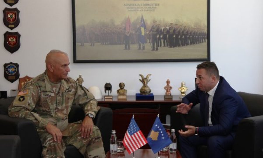 Ministri Mehaj ka pritur në takim komandantin e Gardës Kombëtare të Iowa-s, Gjeneral Major Ben Corell