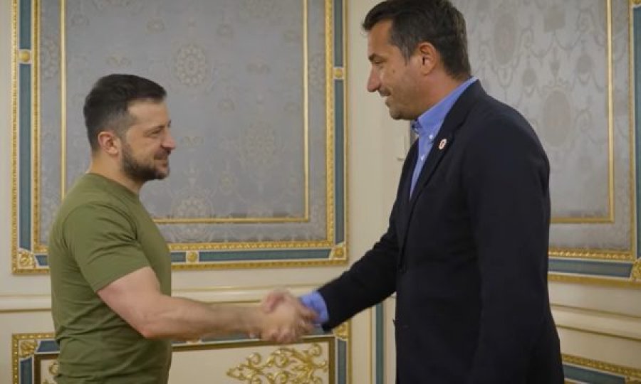 Kryebashkiaku i Tiranës viziton Ukrainën, pritet nga Zelensky