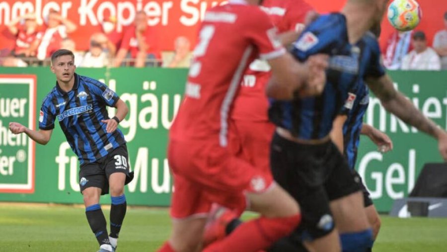 Florent Muslija shënon gol në fitoren e thellë të Paderbornit