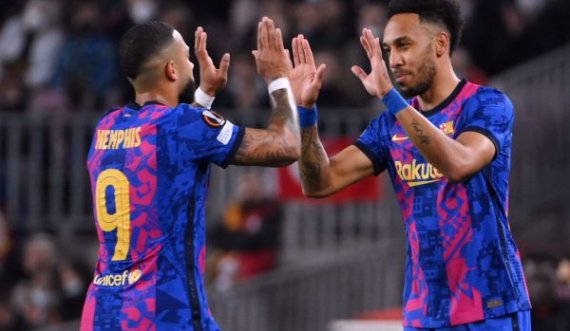 Aubameyang – Depay, orët vendimtare për “dy tepricat e sulmit” të Barçës