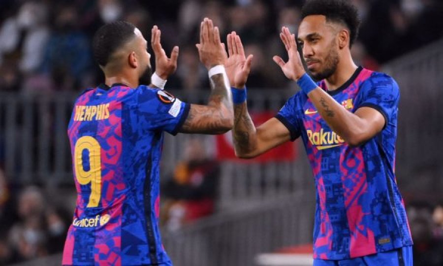 Aubameyang – Depay, orët vendimtare për “dy tepricat e sulmit” të Barçës