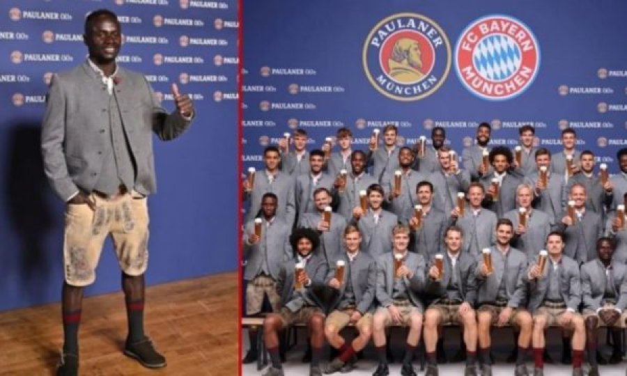Sadio Mane refuzoi të pozonte me birrë në festën tradicionale të Bayernit