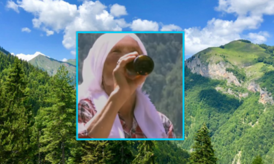 76-vjeçarja kosovare që mbahet nga birra e këndimi/VIDEO