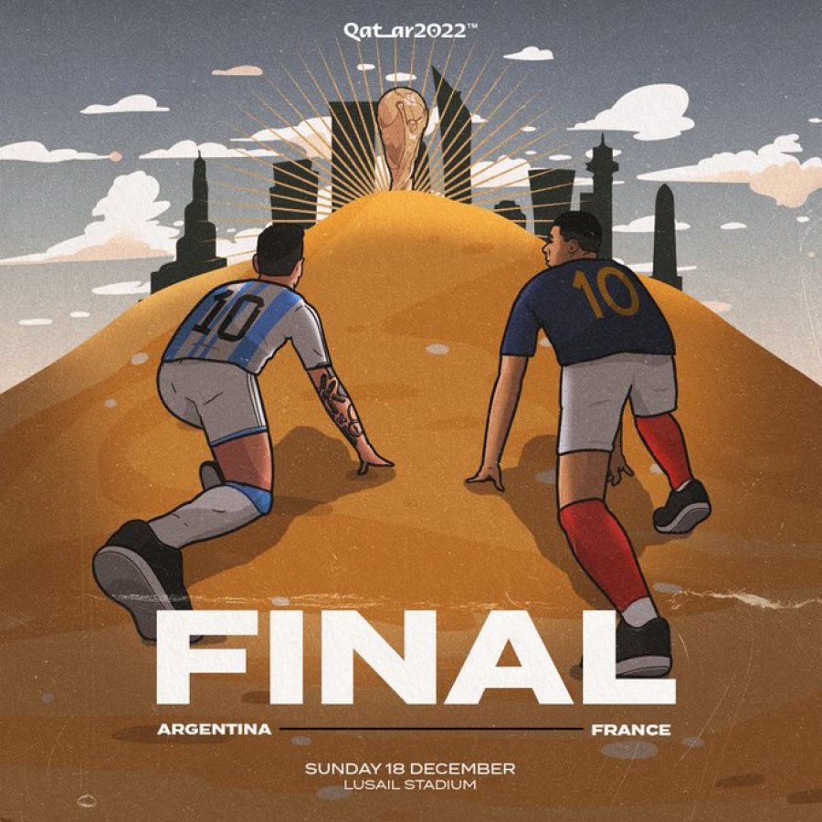 Storja e fundit e  Botërorit në Katar: Argjentina dhe Franca  për trofeun e Kupës së Botës, ja edhe formacionet zyrtare