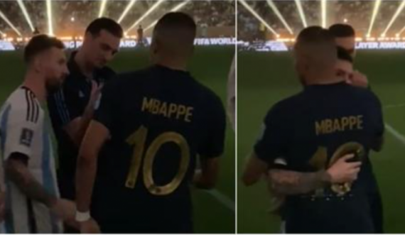 Publikohen pamjet akskluzive nga FIFA, Messi shihet duke e ngushëlluar Mbappen