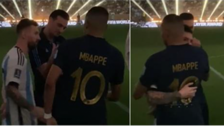 Publikohen pamjet akskluzive nga FIFA, Messi shihet duke e ngushëlluar Mbappen