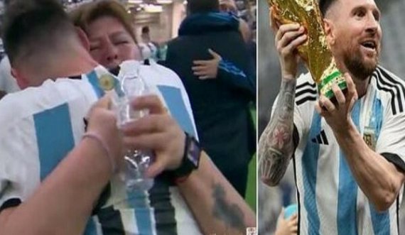 Kush ishte ajo... gruaja që Messi e përqafoi kur fitoi Kupën e Botës? 