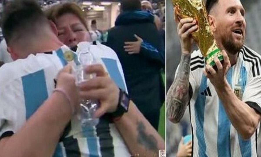 Kush ishte ajo... gruaja që Messi e përqafoi kur fitoi Kupën e Botës? 