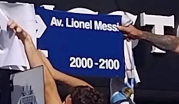 Fansat  argjentinas të çmendur pas Messit, e emërtojnë një rruge me emrin dhe mbiemrin e fituesit të Botërorit 2022