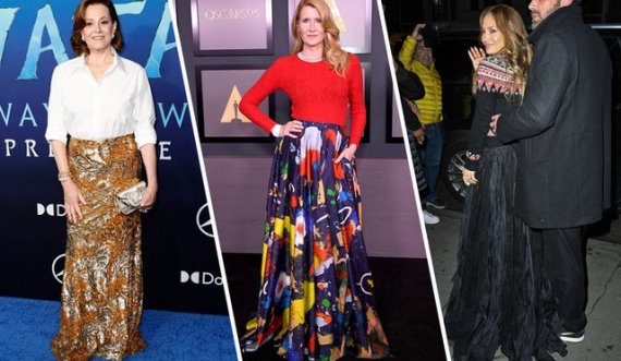 Fundi i gjatë, veshja e duhur për festa sipas yjeve të Hollywood