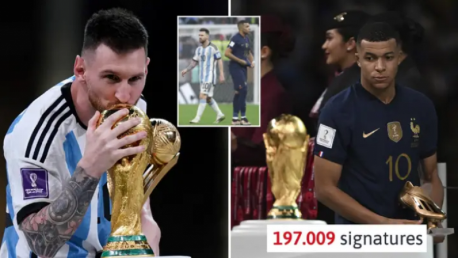  Francezët nuk pajtohen me humbjen,  kërkojnë të riluhet finalja e Kampionatit Botërorit me peticionin që ka  mbledhur mbi 200 mijë nënshkrime