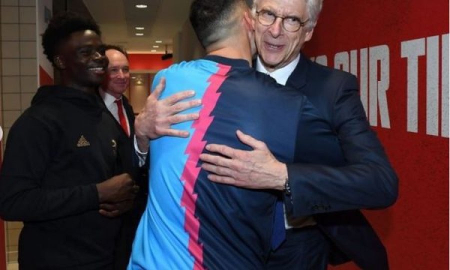 Granit Xhaka me legjendarin Wenger, fjalë të mëdha për trajnerin francez